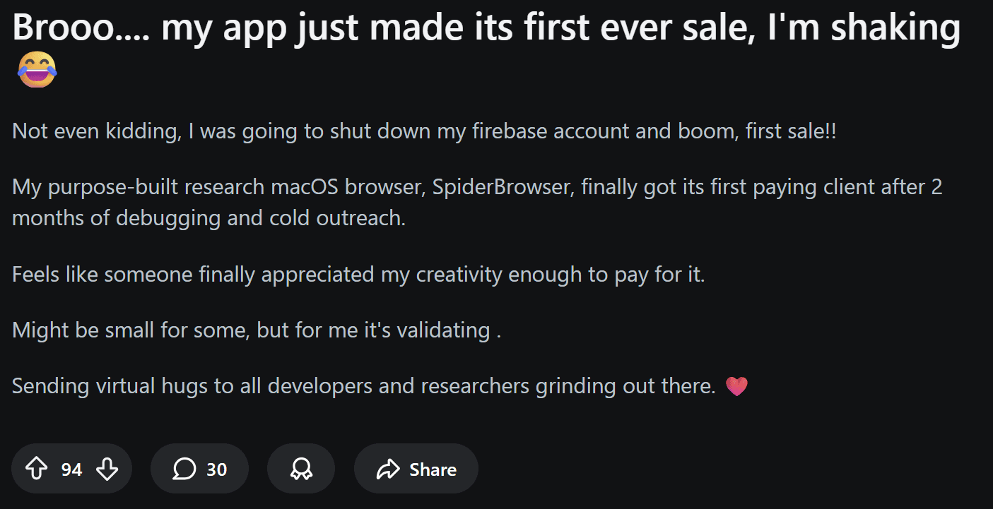 Viral Reddit Post Example 1